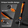 imageJOREST 115 in 1 Precision Screwdriver Set Birthday Tool Gifts for Men Dad Him Magnetic Repair Tool Kit for PC Laptop Tablet iPhone Macbook Jewelers PS5 Xbox Switch Game Console Door ampampChair38 in 1 CRV