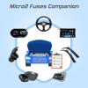 imageJOREST 180Pcs Fuse Kit60 Mini Car Fuses Assortment  60 Standard Blade Automotive Fuses  60 Micro Fuses Auto  1 Puller 11 Specifications 2Amp 3A 5A 75A 10A 15A 20A 25A 30A 35A 40A60 Micro2