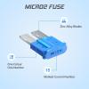 imageJOREST 180Pcs Fuse Kit60 Mini Car Fuses Assortment  60 Standard Blade Automotive Fuses  60 Micro Fuses Auto  1 Puller 11 Specifications 2Amp 3A 5A 75A 10A 15A 20A 25A 30A 35A 40A60 Micro2