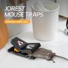 imageJOREST 3PCS Mice TrapsSmall Rat Trap for House and HomeMouse Traps for Indoor and Outdoor Fast Kill Jaws Snap and Rodent Trap Reusable Mousetrap Catcher and Eliminator6PCS Mouse Traps