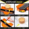 imageJOREST Contour Gauge with Lock 10 Inch Gifts Ideas for Men Dad Carpenter Handyman Profile Tool for Tile Flooring Carpet laying Woodworking Measuring AngleShapeOutlineEdge10 InchConstruction Pencil
