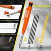 imageJOREST Contour Gauge with Lock 10 Inch Gifts Ideas for Men Dad Carpenter Handyman Profile Tool for Tile Flooring Carpet laying Woodworking Measuring AngleShapeOutlineEdge10 InchConstruction Pencil