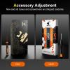 imageJOREST Contour Gauge with Lock 10 Inch Gifts Ideas for Men Dad Carpenter Handyman Profile Tool for Tile Flooring Carpet laying Woodworking Measuring AngleShapeOutlineEdge15 Inch Package