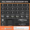 imageJOREST Eyeglass Repairing Kit Eyeglass Repair Tool Kit including Small Screws Nose Pads Tweezer Cleaning Cloth and Precision Screwdrivers Suitable for Eyeglasses Sunglasses and Rimless Glasses