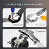 imageJOREST Watch Repair Tool Kit Battery Replacement Strap Adjustment Bracelet Pin Removal Band Link Remover Resizing Tool Wrench Opening Cover Case Back Opener Screwdriver Spring Bar