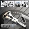 imageJOREST Watch Repair Tool Kit Battery Replacement Strap Adjustment Bracelet Pin Removal Band Link Remover Resizing Tool Wrench Opening Cover Case Back Opener Screwdriver Spring Bar