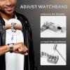 imageJOREST Watch Repair Tool Kit Battery Replacement Strap Adjustment Bracelet Pin Removal Band Link Remover Resizing Tool Wrench Opening Cover Case Back Opener Screwdriver Spring Bar