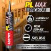 imageLoctite PL Premium Max Construction Adhesive 9 fl oz Cartridge 1 Pack  Versatile Construction Glue for Wood Concrete Stone ampamp More1 Pack
