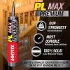 imageLoctite PL Premium Max Construction Adhesive 9 fl oz Cartridge 1 Pack  Versatile Construction Glue for Wood Concrete Stone ampamp More6 Pack