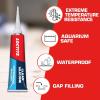imageLoctite Silicone Sealant Clear 27 fl oz Tube 1 Pack  100 Waterproof Sealant for Glass Ceramic Wood Plastic ampamp More6 Pack 27 oz Tubes