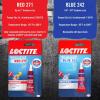 imageLoctite Threadlocker Red 271  Permanent Thread Lock Glue for Nuts Bolts ampamp Fasteners High Strength Screw Glue to Prevent Loosening ampamp Corrosion  6 ml 1 Pack12 Pack