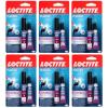 imageLoctite Super Glue Plastics Bonding System Clear Kit 1014 oz Activator Stick  1007 oz Glue Tube6 Pack