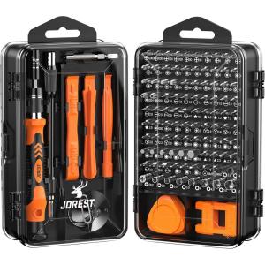 imageJOREST 117 in 1 Precision Screwdriver Set Tool Gifts for Men Mini Repair Tool Kit with Torx Triwing Bits Repair for Computer Macbook Laptop PC RC PS5 iphone Electronics XBOX Glasses