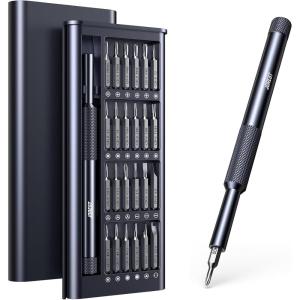 imageJOREST 25IN1 Precision Screwdriver Set Mini Repair Tool Kit with Torx for Macbook Computer Laptop iPhone PS5 Xbox Switch Glasses Watch Ring Doorbell Electronic Small Gift Gadget for Men25in1 CRV