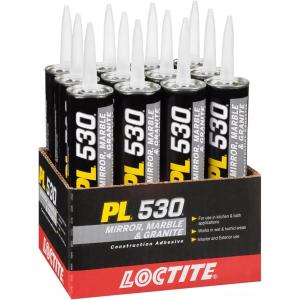 imageLoctite PL 530 Mirror Marble and Granite Construction Adhesive 10 OuncePack of 12
