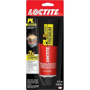 imageLoctite PL Premium Polyurethane Construction Adhesive 4 fl oz Squeeze Tube 1 Pack6 Pack