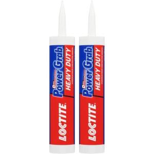 imageLoctite Power Grab Express Heavy Duty Construction Adhesive 9 fl oz Cartridge 1 Pack  Versatile Constuction Glue for Wood Wall Tile Foam Board ampamp More1 Count Pack of 2