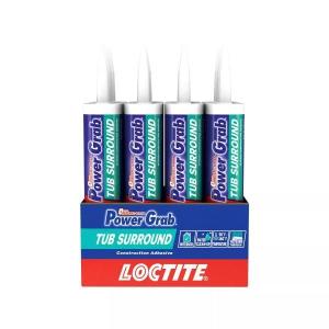 imageLoctite Power Grab Tub Surround Construction Adhesive 9 fl oz Cartridge 1 PackPack of 12