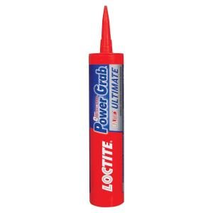 imageLoctite Power Grab Ultimate Construction Adhesive 9 fl oz Cartridge 1 Pack  Versatile High Strength Wide Temperature Range Construction Glue9 fl oz Cartridge  Pack of 1