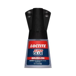 imageLoctite Super Glue Brush On Liquid Clear 017 fl oz Bottle 1 Pack  Superglue for Leather Wood Metal Crafts ampamp Repair Cyanoacrylate Adhesive Instant Glue Quick Dry2 Pack