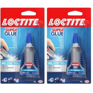 imageLoctite Super Glue Gel Control Clear 014 fl oz Bottle 1 Pack  Superglue for Plastic Wood Metal Crafts ampamp Repair Cyanoacrylate Adhesive Instant Glue Quick Dry2 Pack