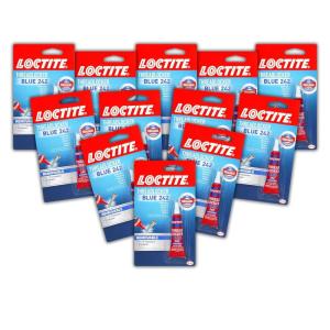 imageLoctite Threadlocker Red 271  Permanent Thread Lock Glue for Nuts Bolts ampamp Fasteners High Strength Screw Glue to Prevent Loosening ampamp Corrosion  6 ml 1 Pack12 Pack