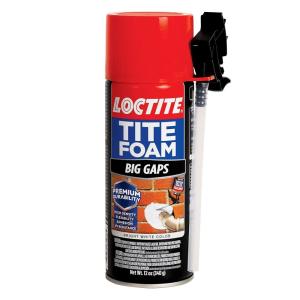 imageLoctite Tite Foam Big Gaps Spray Foam Sealant 12 fl oz Can 1 Pack  Polyurethane Expanding Insulation1 Pack