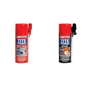 imageLoctite Tite Foam Gaps ampamp Cracks Spray Foam Sealant 12 fl oz Can 1 Pack  Polyurethane Expanding InsulationBundle