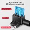 imageJOREST 4Pcs 16AWG Mini Blade Fuse Adapter 12V32V AddaCircuit Fuse Tape Holder with 14Pcs Mini 2A 3A 5A 75A 10A 15A 20A Automotive Fuses Electrical TapePuller
