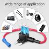 imageJOREST 4Pcs 16AWG Mini Blade Fuse Adapter 12V32V AddaCircuit Fuse Tape Holder with 14Pcs Mini 2A 3A 5A 75A 10A 15A 20A Automotive Fuses Electrical TapePuller