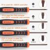 imageJOREST Repair Kit for Xbox One360X PS4 PS3 PS5 PH0 T6 T8 T10 Torx Security Screwdriver CrowbarsTweezers Cleaning Tool for Controller and ConsoleXBOX