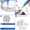 imageJOREST Watch Link Removal Tool Kit Watch Band Tool for Watch Repair Bracelet Adjustment Replacement and Resizing Watch Strap Link Remover with 10 Spring Bars 10 Pins User Manual2