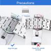 imageJOREST Watch Link Removal Tool Kit Watch Band Tool for Watch Repair Bracelet Adjustment Replacement and Resizing Watch Strap Link Remover with 10 Spring Bars 10 Pins User Manual2