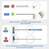 imageJOREST Watch Link Removal Tool Kit Watch Band Tool for Watch Repair Bracelet Adjustment Replacement and Resizing Watch Strap Link Remover with 10 Spring Bars 10 Pins User Manual2