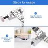 imageJOREST Watch Link Removal Tool Kit Watch Band Tool for Watch Repair Bracelet Adjustment Replacement and Resizing Watch Strap Link Remover with 10 Spring Bars 10 Pins User Manual2