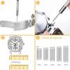 imageJOREST Watch Link Removal Tool Watch Band Tool Kit Repair Kit for Watch Bracelet Adjustment and Replacement and Resizing With User Manual Watch Link Remover 20PCS Spring Bars 13PCS Spare Needle