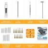 imageJOREST Watch Link Removal Tool Watch Band Tool Kit Repair Kit for Watch Bracelet Adjustment and Replacement and Resizing With User Manual Watch Link Remover 20PCS Spring Bars 13PCS Spare Needle
