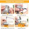 imageJOREST Watch Link Removal Tool Watch Band Tool Kit Repair Kit for Watch Bracelet Adjustment and Replacement and Resizing With User Manual Watch Link Remover 20PCS Spring Bars 13PCS Spare Needle