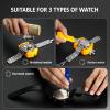 imageJOREST Watch Repair Kit  Watch Press Tool Battery Replacement Strap Adjustment Wrench Opening Back Cover Case OpenerCloser Link Remover Sizing Bracelet Screwdriver Band Pin Removal Spring Bar