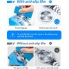 imageJOREST Watch Repair Tool Kit for Battery Replacement Strap Adjustment Resizing Watch Link Pin Remover Watch Opening Pry Knife Case Opener for Watch Back Removal with Watch Hammer Spring Bars