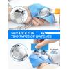 imageJOREST Watch Repair Tool Kit for Battery Replacement Strap Adjustment Resizing Watch Link Pin Remover Watch Opening Pry Knife Case Opener for Watch Back Removal with Watch Hammer Spring Bars