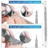 imageJOREST Watch Spring Bar Tool Watch Repair Kit to Replace the Watch Strap Watch Link Removal Tool With User Manual 56PCS 1626mm Spring Bars2022mm Barres  ressort