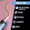 imageLoctite PL300 Foamboard Adhesive 10 fl oz Cartridge 12 Pack