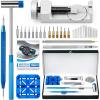 imageJOREST Watch Link Removal Tool Kit Watch Band Tool for Watch Repair Bracelet Adjustment Replacement and Resizing Watch Strap Link Remover with 10 Spring Bars 10 Pins User Manual2
