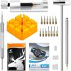 imageJOREST Watch Link Removal Tool Watch Band Tool Kit Repair Kit for Watch Bracelet Adjustment and Replacement and Resizing With User Manual Watch Link Remover 20PCS Spring Bars 13PCS Spare Needle