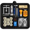 imageJOREST Watch Repair Kit  Watch Press Tool Battery Replacement Strap Adjustment Wrench Opening Back Cover Case OpenerCloser Link Remover Sizing Bracelet Screwdriver Band Pin Removal Spring Bar