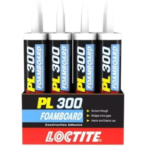 imageLoctite PL300 Foamboard Adhesive 10 fl oz Cartridge 12 Pack