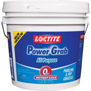 imageLoctite Power Grab Express All Purpose Construction Adhesive 9 fl oz Cartridge 1 Pack  Versatile Construction Glue for Cement Tile Wall ampamp More4 Pack