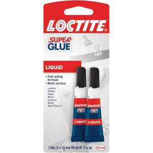 imageLoctite Super Glue Liquid Clear 007 fl oz Tube 2 Pack  Superglue for Plastic Wood Metal Crafts ampamp Repair Cyanoacrylate Adhesive Instant Glue Quick Dry2 Pack
